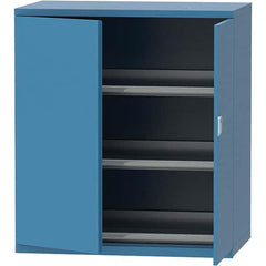 LISTA - 159 Compartment Bright Blue Steel Modular Storage Cabinet - Exact Industrial Supply