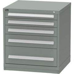 Modular Steel Storage Cabinet: 30″ Wide, 27.7969″ Deep, 33″ High 440 lb Capacity, 5 Drawer