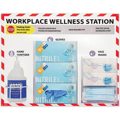 NMC - PPE Dispensers Type: Wellness Station Mount: Table/Wall - Exact Industrial Supply