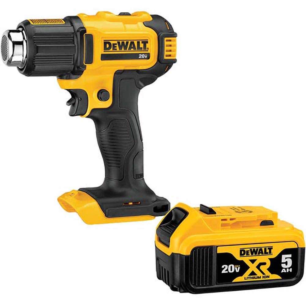 DeWALT - Heat Guns & Blowers Type: Heat Gun Heat Setting (Deg F): 550-990 - Exact Industrial Supply