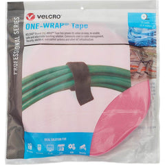 Velcro Brand - Cable Ties; Cable Tie Type: Reusable Cable Tie ; Material: Hook and Loop ; Color: Erica Violet ; Overall Length (Feet): 75 ; Overall Length (Decimal Inch): 300.00000 ; Maximum Bundle Diameter (Inch): 1 - Exact Industrial Supply