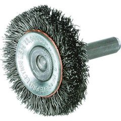 Osborn - Wheel Brushes Outside Diameter (Inch): 3 Shank Diameter (Inch): 1/4 - Exact Industrial Supply