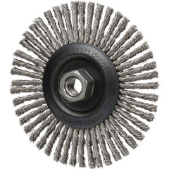 Osborn - Wheel Brushes Outside Diameter (Inch): 4 Arbor Hole Thread Size: 5/8-11 - Exact Industrial Supply