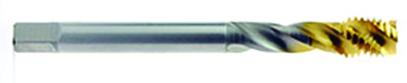7/16-20 0 Fl H3 HSSE Spiral Fl Tap-- TiN - Exact Industrial Supply