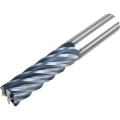 Niagara Cutter - 1" Diam 6 Flute Solid Carbide 0.03" Corner Radius End Mill - Exact Industrial Supply