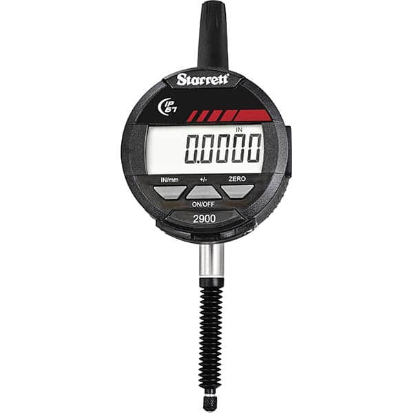 Starrett - Electronic Drop Indicators Minimum Measurement (Decimal Inch): 0 Minimum Measurement (Inch): 0 - Exact Industrial Supply