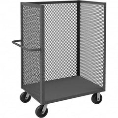 Durham - 3,600 Lb Capacity 1-Shelf 3-Sided Mesh Truck - Exact Industrial Supply