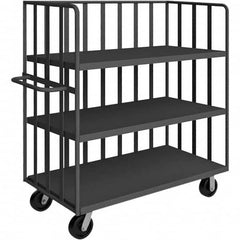 Durham - 3,000 Lb Capacity 3-Shelf Open Portable Truck - Exact Industrial Supply