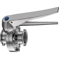 Value Collection - Butterfly Valves   Style: Clamp    Pipe Size: 1-1/2 (Inch) - Exact Industrial Supply