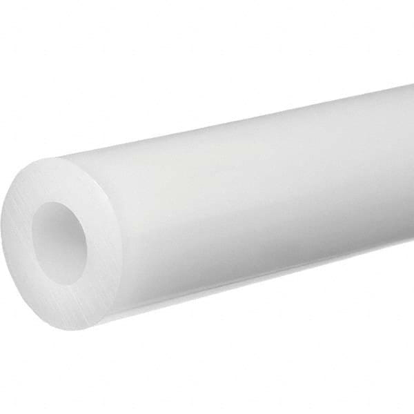 USA Sealing - 1/2" ID x 3/4" OD, 36" Long, White PTFE Round Tube - Exact Industrial Supply