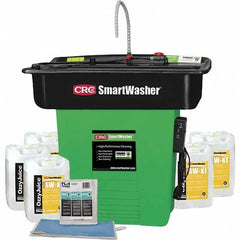 CRC - 25 Gal Free Standing Water-Based Mobile Parts Washer Kit - Exact Industrial Supply