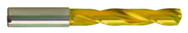 8.6mm Dia. - Carbide HP 5xD Drill-140° Point-Coolant-TiN - Exact Industrial Supply