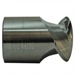 7/16 TuffCut GP Stub Length 2 Fl Ball Nose TiN Coated Center Cutting End Mill - Exact Industrial Supply