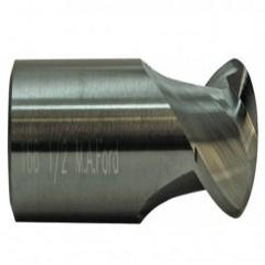4mm TuffCut GP Stub Length 2 Fl Ball Nose TiN Coated Center Cutting End Mill - Exact Industrial Supply