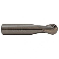 9mm TuffCut GP Stub Length 2 Fl Ball Nose Center Cutting End Mill - Exact Industrial Supply