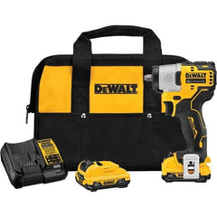 DeWALT - Cordless Impact Wrenches & Ratchets Voltage: 12.0 Drive Size (Inch): 3/8 - Exact Industrial Supply