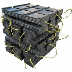 AME International - Cribbing Blocks & Sets Material: Recycled Plastic Height (Inch): 24 - Exact Industrial Supply