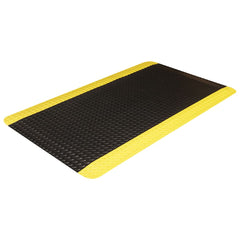 Crown Matting - Anti-Fatigue Matting; Dry or Wet Environment: Dry ; Length (Feet): 3.000 ; Width (Inch): 24 ; Width (Feet): 2.00 ; Thickness (Inch): 7/8 ; Surface Pattern: Diamond-Plate - Exact Industrial Supply