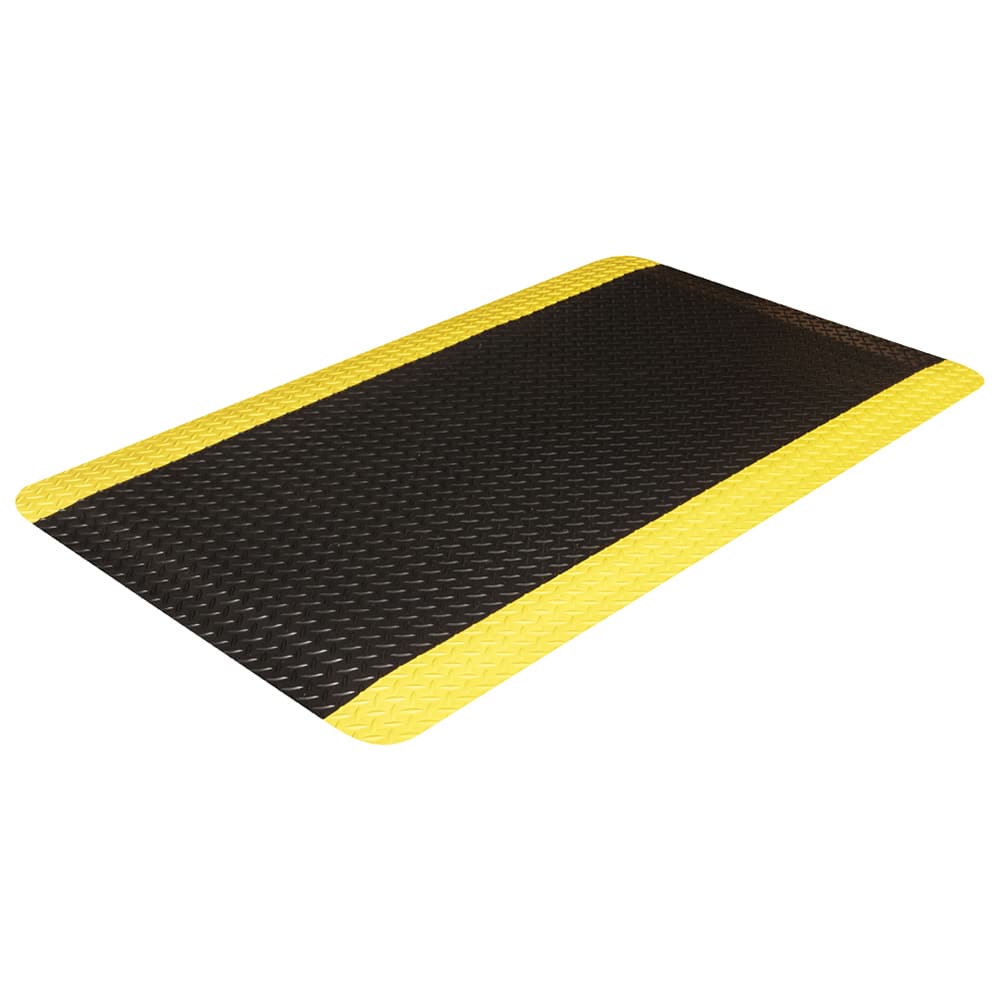 Crown Matting - Anti-Fatigue Matting; Dry or Wet Environment: Dry ; Length (Feet): 5.000 ; Width (Inch): 36 ; Width (Feet): 3.00 ; Thickness (Inch): 5/8 ; Surface Pattern: Diamond-Plate - Exact Industrial Supply