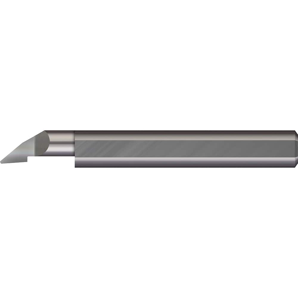 Profiling Tools; Minimum Bore Diameter (Decimal Inch): 0.1000; Maximum Bore Depth (Decimal Inch): 0.3000; Radius: 0.0050; Overall Length (Decimal Inch): 1-1/2; Shank Diameter (Inch): 1/8; Projection: Projection; Finish/Coating: Uncoated; Projection (Decim