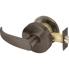 Yale - Lever Locksets; Door Thickness: 1-3/4 (Inch); Door Thickness: 1-3/4 ; Back Set: 2-3/4 (Inch); For Use With: Twin Communicating or Exit Doors ; Finish/Coating: Oxidized Satin Dark Bronze (10B) ; Special Item Information: Communicating Passage Lock - Exact Industrial Supply