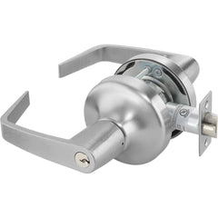 Yale - Lever Locksets; Door Thickness: 1-3/4 (Inch); Door Thickness: 1-3/4 ; Back Set: 2-3/4 (Inch); For Use With: Storeroom; Utility; Exit Doors ; Finish/Coating: Satin Chrome ; Cylinder Type: 6 Pin Para Keyway - Exact Industrial Supply
