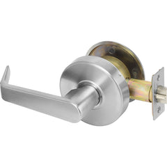 Yale - Lever Locksets; Door Thickness: 1-3/4 (Inch); Door Thickness: 1-3/4 ; Back Set: 2-3/4 (Inch); For Use With: Twin Communicating or Exit Doors ; Finish/Coating: Satin Chrome ; Special Item Information: Communicating Passage Lock Function - Exact Industrial Supply