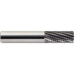 M.A. Ford - 1/8" Diam, 3/8" LOC, 1/8" Shank Diam, 6-Flute End Mill-End Diamond-Pattern Router Bit - Exact Industrial Supply