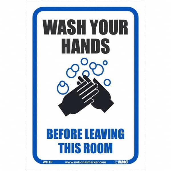 NMC - Safety & Facility Labels Message Type: Restroom, Janitorial & Housekeeping Header: None - Exact Industrial Supply