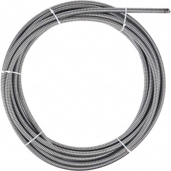 Milwaukee Tool - Drain Cleaning Machine Cables; Length (Feet): 25 ; Diameter (Inch): 5/8 ; For Use With Machines: Milwaukee Drain Cleaning Tools ; Cable Type: Inner Core ; For Minimum Pipe Size: 3 (Inch); For Maximum Pipe Size: 6 (Inch) - Exact Industrial Supply