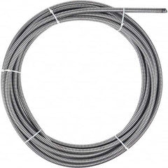 Milwaukee Tool - Drain Cleaning Machine Cables; Length (Feet): 100 ; Diameter (Inch): 3/4 ; For Use With Machines: Milwaukee Drain Cleaning Tools ; Cable Type: Inner Core ; For Minimum Pipe Size: 4 (Inch); For Maximum Pipe Size: 8 (Inch) - Exact Industrial Supply