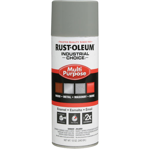 1600 Multi-Purpose Dove Gray Spray Paint - Exact Industrial Supply