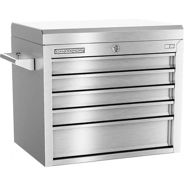 Champion Tool Storage - Tool Storage Combos & Systems Type: Top Chest Tool Storage Drawers Range: 5 - 9 Drawers - Exact Industrial Supply