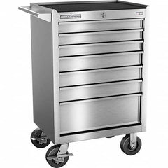 Champion Tool Storage - Tool Storage Combos & Systems Type: Wheeled Tool Cabinet Drawers Range: 5 - 9 Drawers - Exact Industrial Supply