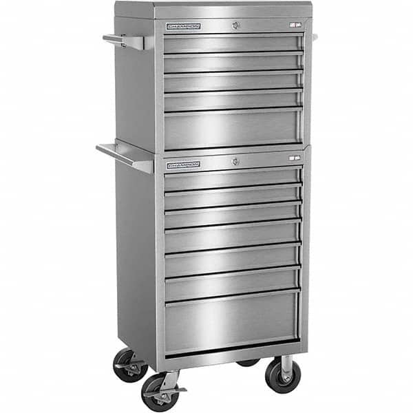 Champion Tool Storage - Tool Storage Combos & Systems Type: Top Chest/Roller Cabinet Combo Drawers Range: 10 - 15 Drawers - Exact Industrial Supply