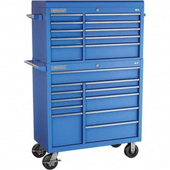 Champion Tool Storage - Tool Storage Combos & Systems Type: Top Chest/Roller Cabinet Combo with Maintenance Cart Drawers Range: 16 Drawers or More - Exact Industrial Supply