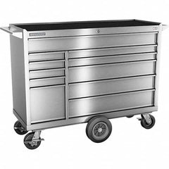 Champion Tool Storage - Tool Storage Combos & Systems Type: Wheeled Tool Cabinet with Maintenance Cart Drawers Range: 10 - 15 Drawers - Exact Industrial Supply