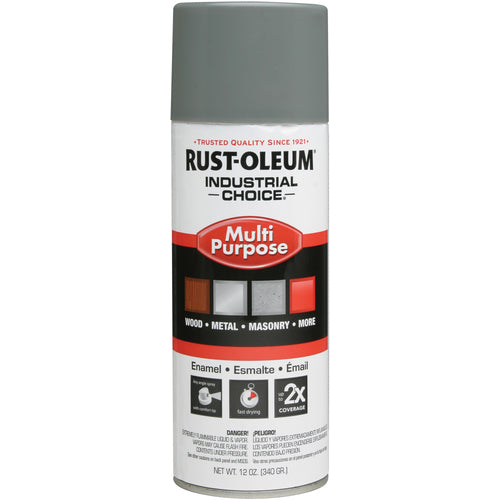 1600 Multi-Purpose Smoke Gray Spray Paint - Exact Industrial Supply