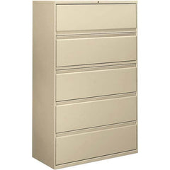 ALERA - File Cabinets & Accessories Type: Lateral Files Number of Drawers: 5 - Exact Industrial Supply