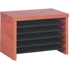 ALERA - Desktop File Organizers Type: Book Shelf Color: Cherry - Exact Industrial Supply