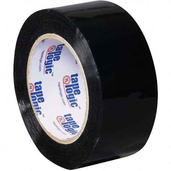 Tape Logic - Pack of (18) 110 Yd Rolls 2" Black Box Sealing & Label Protection Tape - Exact Industrial Supply