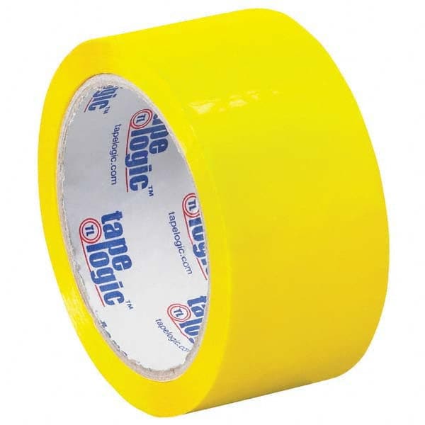 Tape Logic - Pack of (18) 55 Yd Rolls 2" Yellow Box Sealing & Label Protection Tape - Exact Industrial Supply