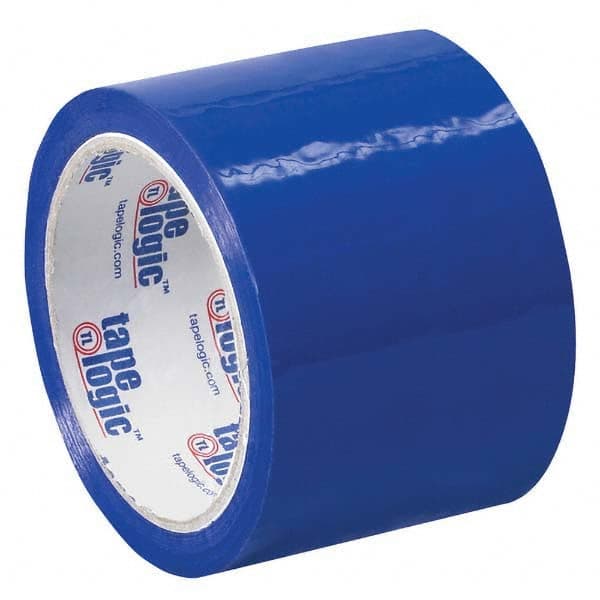 Tape Logic - Pack of (6) 55 Yd Rolls 3" Blue Box Sealing & Label Protection Tape - Exact Industrial Supply