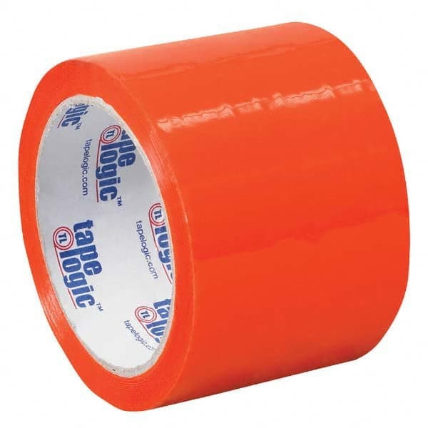 Tape Logic - Pack of (6) 55 Yd Rolls 3" Orange Box Sealing & Label Protection Tape - Exact Industrial Supply