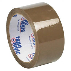 Tape Logic - Pack of (6), 2" x 55 Yd Rolls of Tan Box Sealing & Label Protection Tape - Exact Industrial Supply