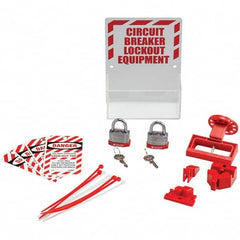 Brady - Equipped Electrical Lockout Station - Exact Industrial Supply