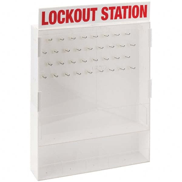 Brady - Empty Polystyrene Lockout Device Station - Exact Industrial Supply