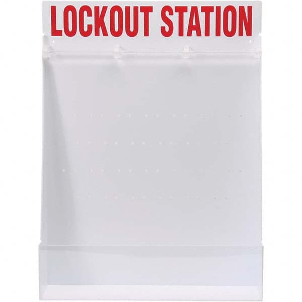 Brady - Empty Polystyrene Lockout Device & Tag Station - Exact Industrial Supply