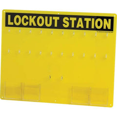 Brady - Empty Acrylic Lockout Device Station - Exact Industrial Supply