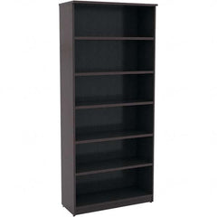 ALERA - Bookcases Height (Inch): 80-3/4 Color: Espresso - Exact Industrial Supply